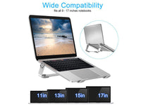 Adjustable Aluminum Laptop Stand Riser