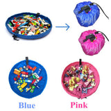 Portable Kids Lego Play Mat & Toy Storage Bag