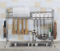 304 Stainless Steel Over Sink Dish Rack