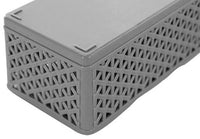 Small 5 Grids Wardrobe Storage Box (Grey)