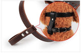 Adjustable Leather Dog Muzzle (Size Xtra Large)