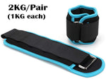Ankle Wrist Weight 2KG per pair 20~29.5cm
