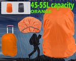 Backpack Rain Cover (45~55L)(Orange)