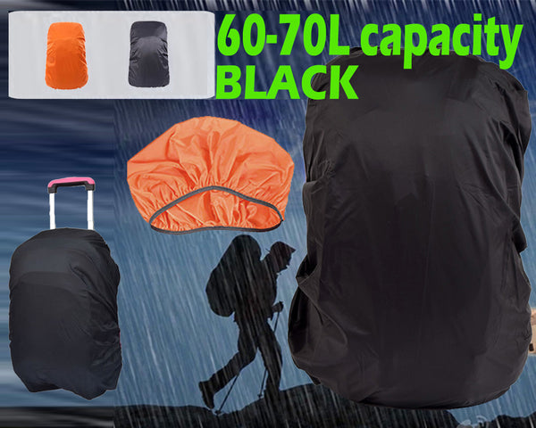Backpack Rain Cover (60~70L)(Black)