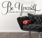 Wall Decal - Be Yourself
