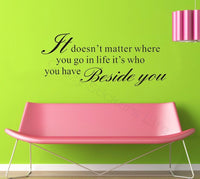 Wall Decal - Beside You