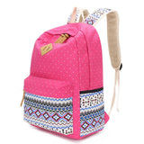 School Bag School Backpack (Bohemia Style)(Pink)