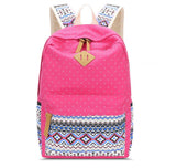 School Bag School Backpack (Bohemia Style)(Pink)