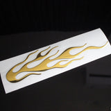 Car Decal Car Sticker (Flame)(Gold)