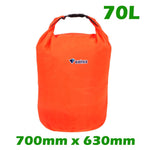 Dry Bag Dry Sack Waterproof Bag 70L - Orange