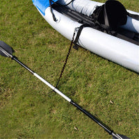 Elastic Kayak Paddle Leash Rope (Black)