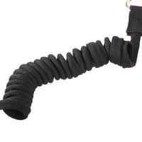 Elastic Kayak Paddle Leash Rope (Black)