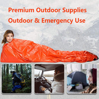 Emergency Sleeping Bag Camping Rescue Survival Blanket