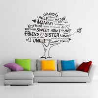 Wall Decal - Family Tree