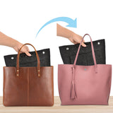 Insert Bag Organiser Handbag Purse Liner Bag (Black)