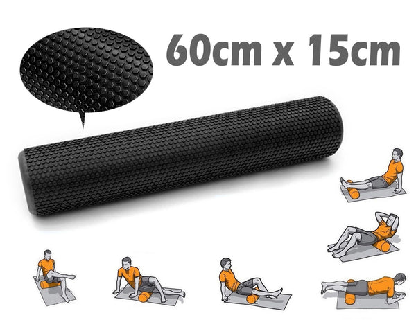 Foam Roller Yoga Roller (60cm)(Black)
