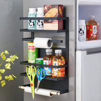 Magnetic Kitchen Side Storage Shelf Organiser Rack