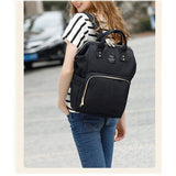 Nappy Bag Mummy Bag Backpack (Black)