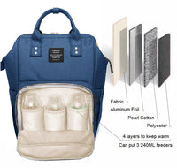 Nappy Bag Mummy Bag Backpack (Dark Blue)