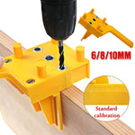 6/8/10mm Woodworking Doweling Jig Drill Guide Wood Dowel Drill Hole