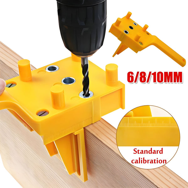 6/8/10mm Woodworking Doweling Jig Drill Guide Wood Dowel Drill Hole