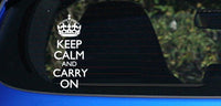 Car Truck sticker Decal - Keep Calm And Carry On