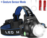 LED Headlamp Head Lamp (Gesture Sensor Mode)