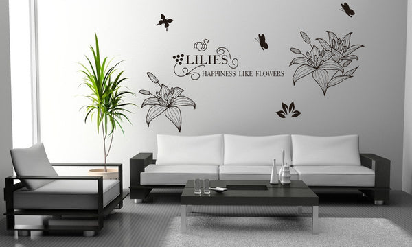 Wall Decal - Lilies