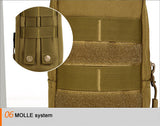 MOLLE Compatible Water Bottle Bag Pouch (Coyote Tan)