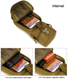 MOLLE Compatible Water Bottle Bag Pouch (Coyote Tan)