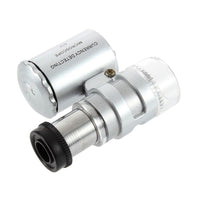 Microscope 60x LED Pocket Magnifier Jeweller Loupe