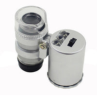 Microscope 60x LED Pocket Magnifier Jeweller Loupe