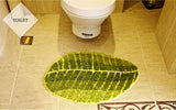 Non Slip Rug Mat (Leaf)(60x40x1.5cm)
