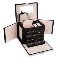 Professional Large Jewellery Box Display Case (Five Layer)(Black)