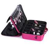 Makeup Bag Cosmetic Box (Pink)