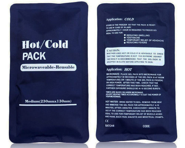 Reusable Hot and Cold Gel Pack First Aid Pain Relief
