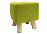 Small Wooden FootStool with 4 Legs
