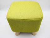 Small Wooden FootStool with 4 Legs
