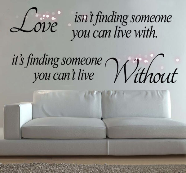 Wall Decal - Someone You Cant Live Without