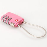 TSA Travel Cable Lock (Pink)