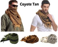Tactical Military Hunting Arab Scarf Keffiyeh (Coyote Tan)