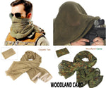 Tactical Military Hunting Scarf (Woodland Camouflage)