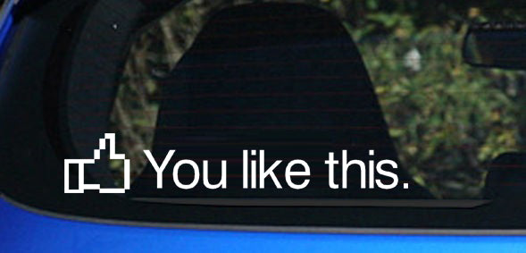Car Truck sticker Decal - You Like This Thumb Up